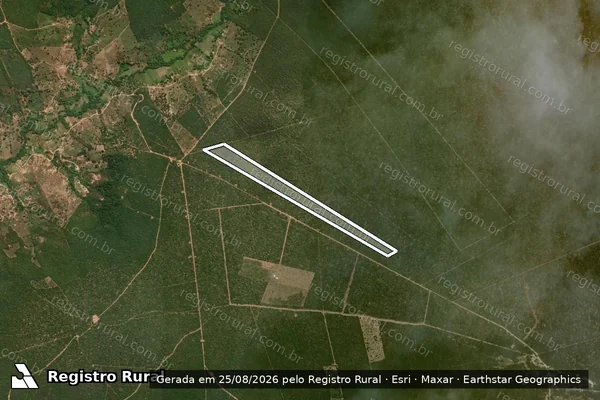 Imagem de satélite de FAZENDA BOA VISÃO - 001 em Catolândia - BA