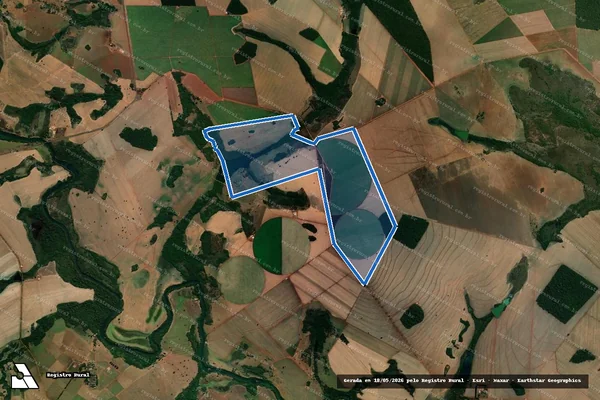 Imagem de satélite de Fazenda Volta Grande em Paraúna - GO