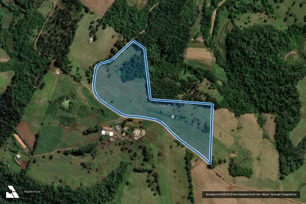 Imagem de satélite de Imóvel Fazenda Pé da Serra - Área 4A em Chapecó - SC