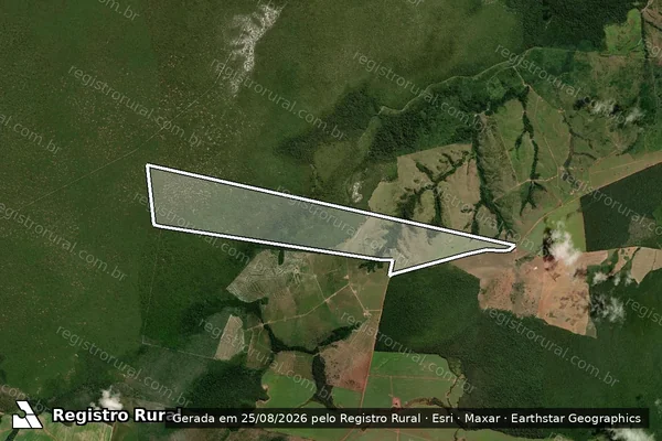 Imagem de satélite de FAZENDA POR DO SOL / Parte 01