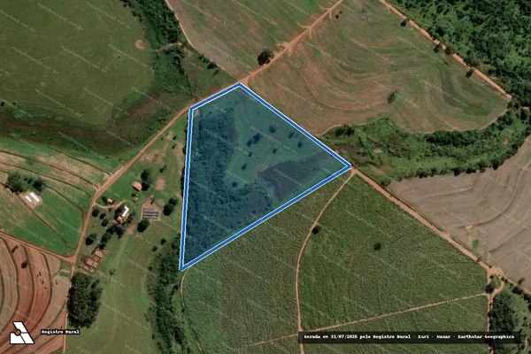 Imagem de satélite de FAZENDA FELICIDADE - MATRÍCULA 93.695 - PARTE 02 em Araçatuba - SP