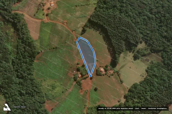 Imagem de satélite de LOTE 05 ? PA CARLOS LAMARCA - LOTE 05A em Congonhinhas - PR