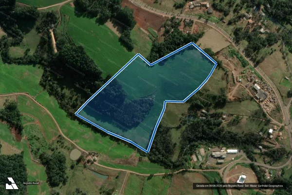 Imagem de satélite de SITIO NILSO - SITIO NILSO em Lajeado Grande - SC