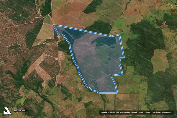Imagem de satélite de FAZENDA SALTO - 001 em Nova Colinas - MA