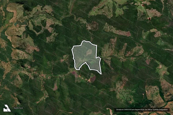 Imagem de satélite de Fazenda Barreiras - Gleba-06- em Serra Azul de Minas - MG