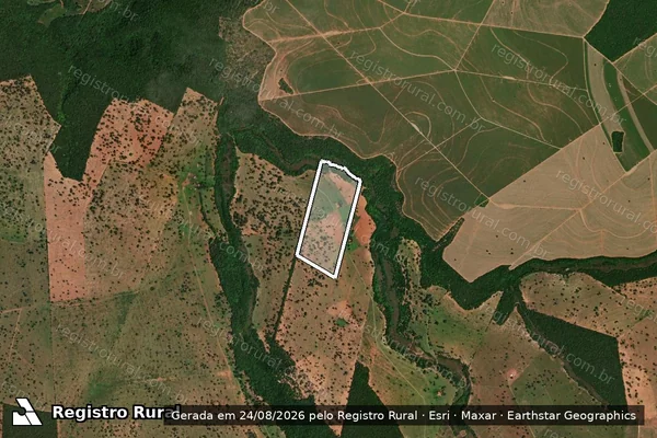 Imagem de satélite de FAZENDA DOIS CORREGOS - Área ?A? em Costa Rica - MS