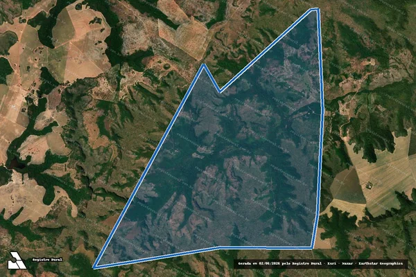 Imagem de satélite de Lote Nº 24 do Loteamento Fazenda Sítio e Taquari - Parte 1 em Goiatins - TO