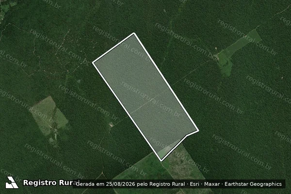 Imagem de satélite de FAZENDA BOM JARDIM - Parte 2 em Tailândia - PA