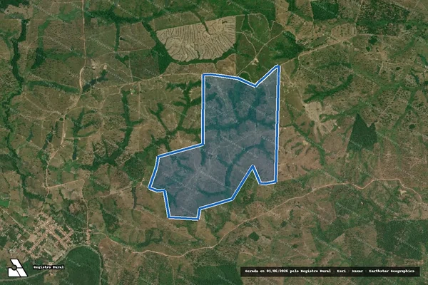 Imagem de satélite de FAZENDA NOVO CARU - Parcela 1 em Bom Jardim - MA