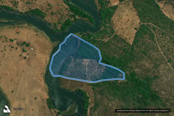 Imagem de satélite de Fazenda Mimoso Den. Cirurgião e Furado Grande - Parcela 06 em Cristalina - GO