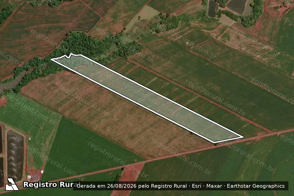 Imagem de satélite de GLEBA TUPASSI ? LOTE 195 - Parte 1 em Assis Chateaubriand - PR