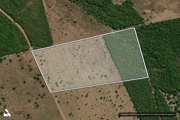 Imagem de satélite de FAZENDA RETIRO 4 - 001 em São Miguel do Araguaia - GO