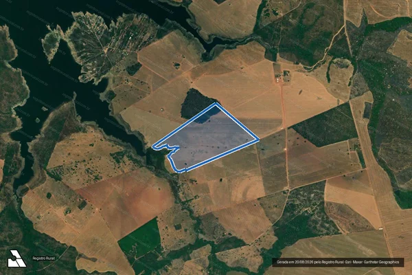 Imagem de satélite de FAZENDA QUEBRA PAU - ARANHA - Gleba 02 em Niquelândia - GO