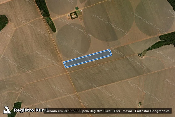 Imagem de satélite de FAZENDA PIÁ - GLEBA 2408-A em Sorriso - MT