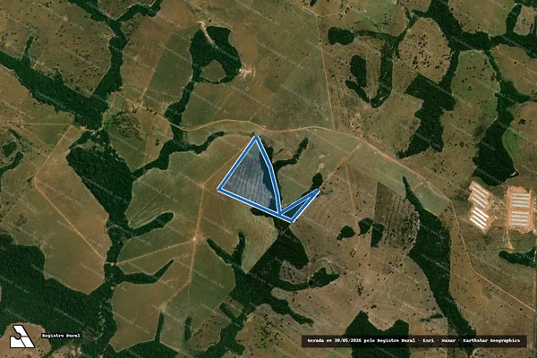 Imagem de satélite de Fazenda São Geraldo - Área C em Nova Marilândia - MT