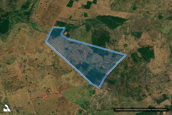 Imagem de satélite de FAZENDA MINADOR CERCADO 2 - PARTE 1 em Porto Franco - MA
