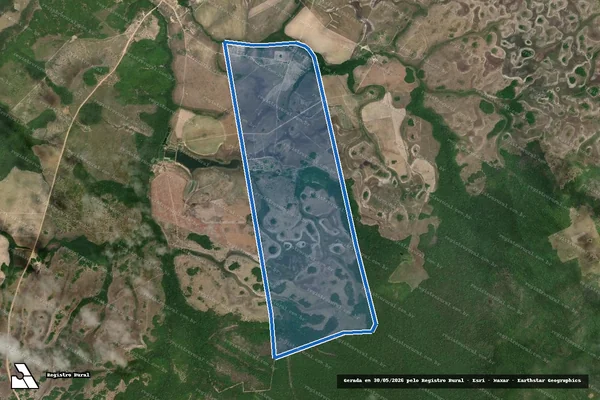 Imagem de satélite de Fazenda Estrela do Sul - Fazenda Estrela do Sul em Cantá - RR
