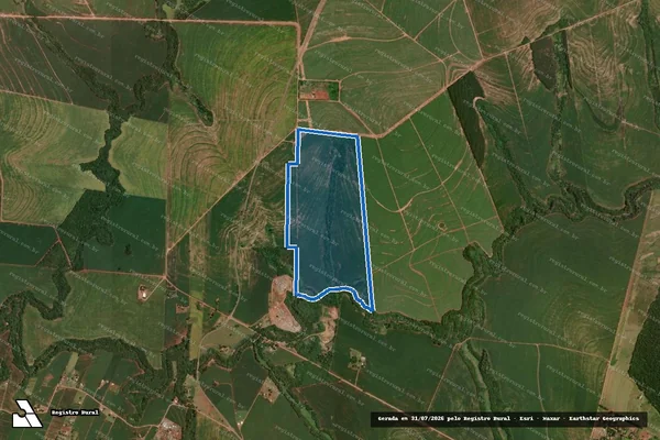 Imagem de satélite de Lotes nºs 5/A/4 e 01 - Lotes nºs 5/A/4 e 01 em Goioerê - PR