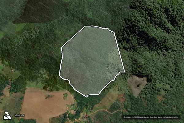 Imagem de satélite de Chácara do Bem Viver - Parcela 1 em Castro - PR
