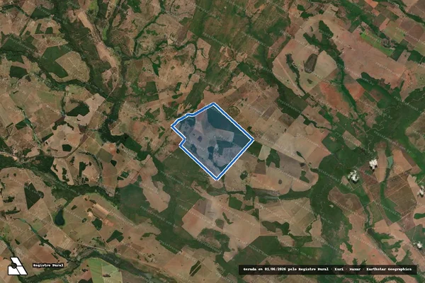 Imagem de satélite de FAZ. LAGOA VERDE - LOTES Nº 01 E 18-A, DO LOTEAMENTO FAZENDA SANTO ANTÔNIO, GLEBA 09, 2ª ETAPA - FAZ. LAGOA VERDE - LOTES Nº 01 E 18-A, DO LOTEAMENTO FAZENDA SANTO ANTÔNIO, GLEBA 09, 2ª ETAPA em Gurupi - TO