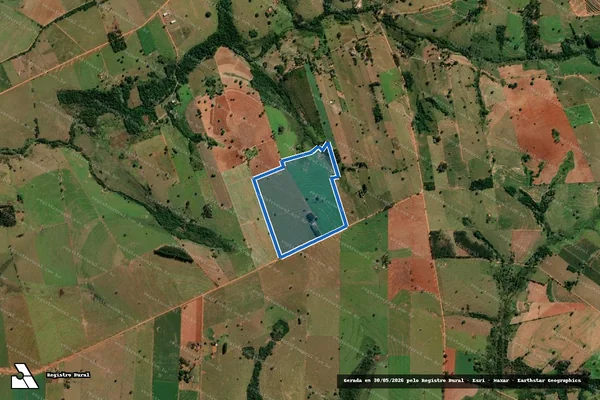 Imagem de satélite de Estância São Pedro - Estância São Pedro em Anhumas - SP