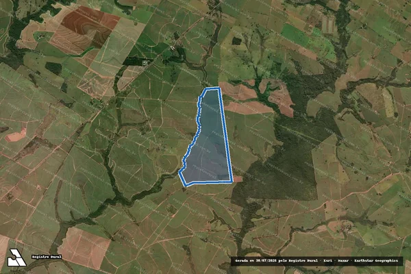 Imagem de satélite de FAZENDA SÃO JOSÉ ? GLEBA G - Fazenda São José ? Gleba G em Mirandópolis - SP