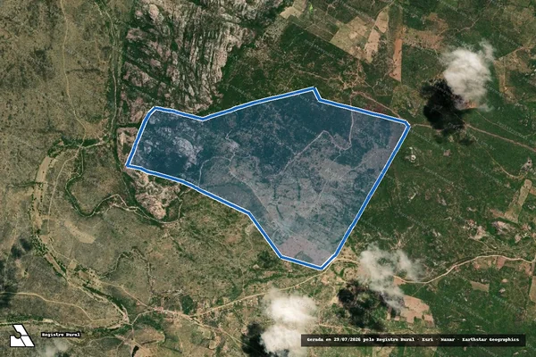 Imagem de satélite de FAZENDA SANTA MARTA - Parte 1 em Casserengue - PB