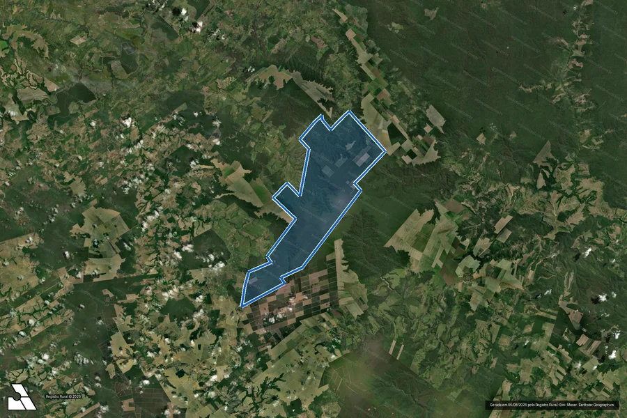 Imagem aérea do item B