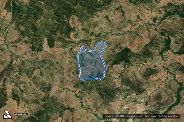 Imagem de satélite de FAZENDA CÓRREGO DO BARREIRO  - Parte 1 em Ataléia - MG