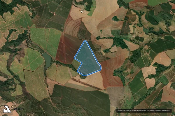 Imagem de satélite de Fazenda Alvorada da Fortaleza - Fazenda Alvorada da Fortaleza ? 46.975 em São João da Boa Vista - SP