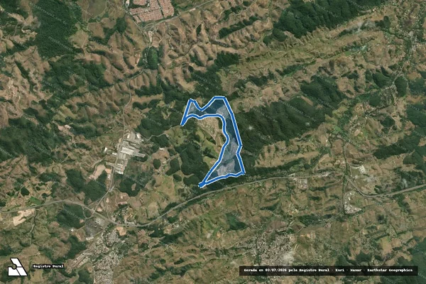 Imagem de satélite de FAZENDA SANTA HELENA em Pinheiral - RJ
