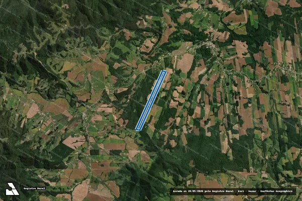 Imagem de satélite de DARCI BEIGER  - MAT 2184 - DARCI BEIGER em Rio do Campo - SC