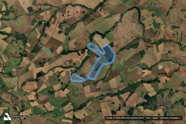 Imagem de satélite de Fazenda Santa Maria/São José - PARTE 1 em Quirinópolis - GO