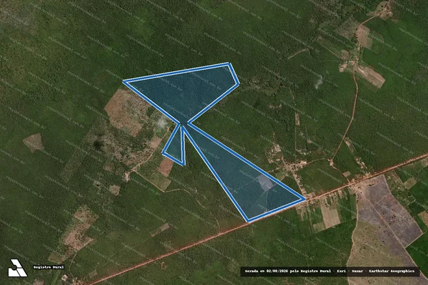 Imagem de satélite de CENTRO DA MACAUBA - Parte 1 em Timon - MA