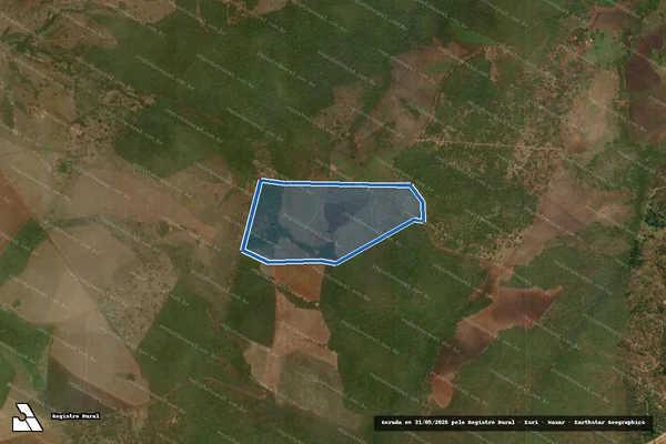 Imagem de satélite de FAZENDA PATRIMONIO DAS PIRANHAS ? PARTE - FAZENDA PATRIMÔNIO DAS PIRANHAS ? PARTE em Bom Jardim de Goiás - GO