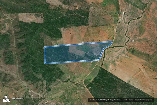 Imagem de satélite de Lote 104 ? P.A. CARITÁ - Lote 104 ? P.A. CARITÁ em Sítio do Quinto - BA
