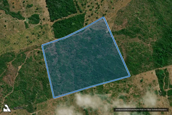 Imagem de satélite de Fazenda Limeira II - Parte Lotes 59-C e 62-A (Parte 02) - Loteamento Joncon - Parte 02 em Arapoema - TO