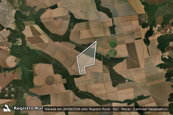 Imagem de satélite de FAZENDA SÃO MIGUEL - FAZENDA SÃO MIGUEL em Sorriso - MT