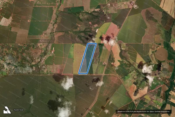 Imagem de satélite de Fazenda Sítio Novo ? Gleba 1 - Ch 07 em Brasília - DF