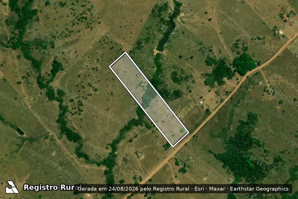 Imagem de satélite de Lote 36/B, Gleba 87, PF JOP, Setor Colina Verde, Gleba Rio Alto - Lote 36/B em Jaru - RO