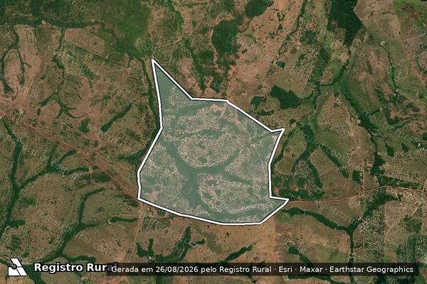Imagem de satélite de FAZENDA BOM JESUS I e II - Parte 2 em Ribamar Fiquene - MA