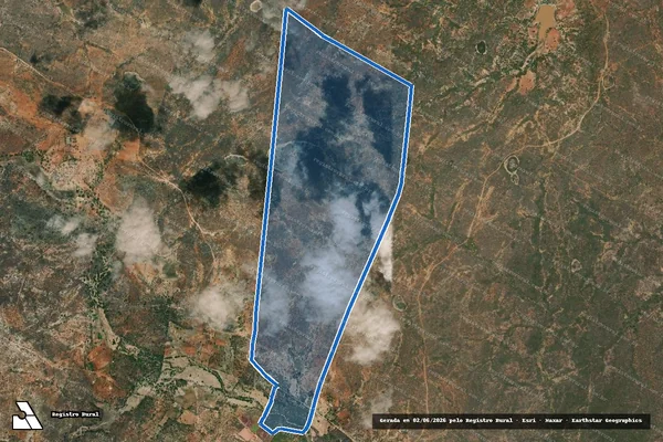 Imagem de satélite de Fazenda Macambira - Parte 1 em São João do Cariri - PB