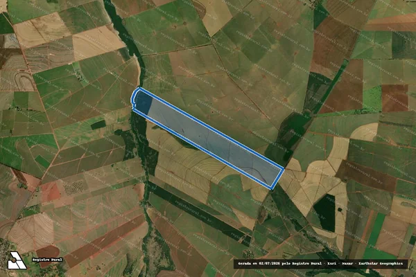Imagem de satélite de Fazenda Santa Isabela - Matrícula nº 229 em Paranacity - PR