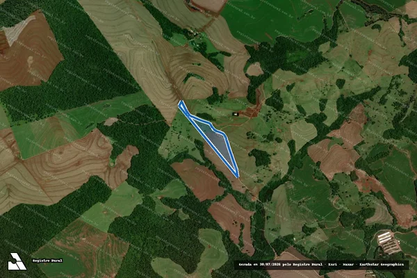 Imagem de satélite de Fazenda São José em Campina da Lagoa - PR