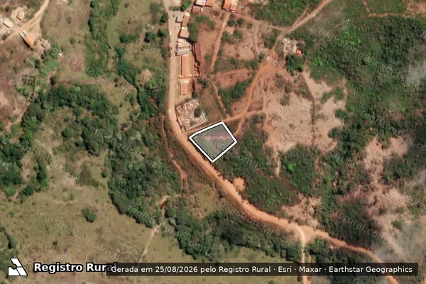Imagem de satélite de FAZENDA MANGUEIROS - PARTE 3 - PARCELA 02 em Novo Cruzeiro - MG