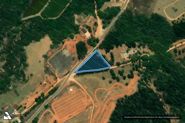 Imagem de satélite de FAZENDA HARMONIA I - GLEBA 3 em Muzambinho - MG