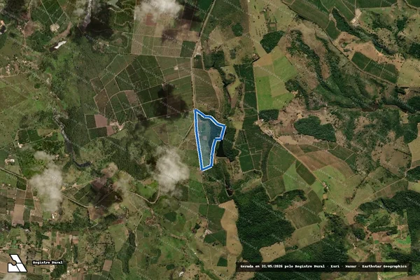 Imagem de satélite de SITIO IVONALDO ALTO PEÇAS - Parte 1 em Barra do Choça - BA