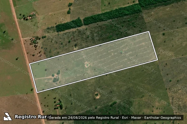 Imagem de satélite de Lote 13 ? Projeto de Assentamento Raimundo Rocha - LOTE 13 em Nortelândia - MT