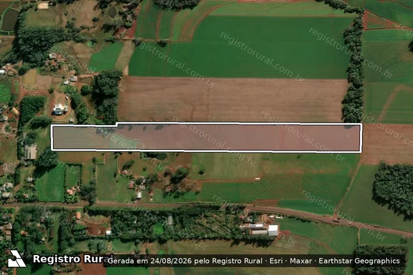 Imagem de satélite de LOTE RURAL Nº 49 DA LINHA 15 DE NOVEMBRO - LOTE RURAL Nº 49 DA LINHA 15 DE em Santa Rosa - RS