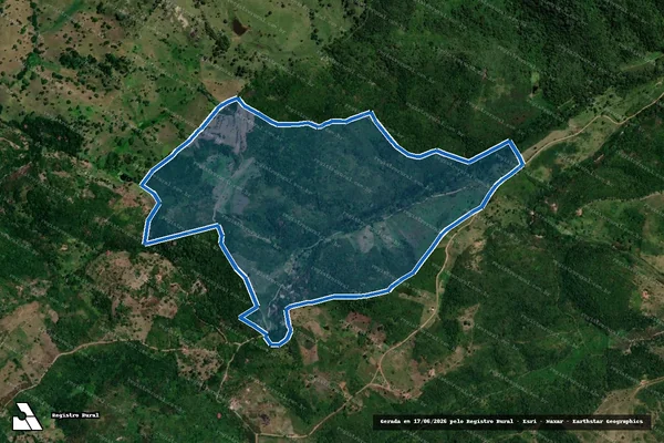 Imagem de satélite de ENGENHO SANTA TEREZINHA - Parte 1 em Serraria - PB